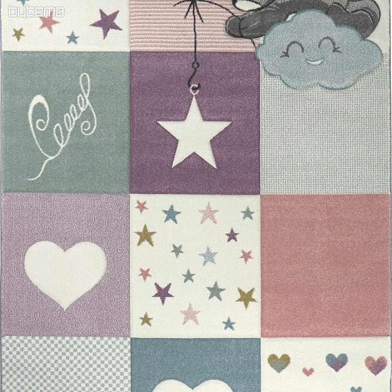 Tapis enfant Ours en peluche sur un nuage