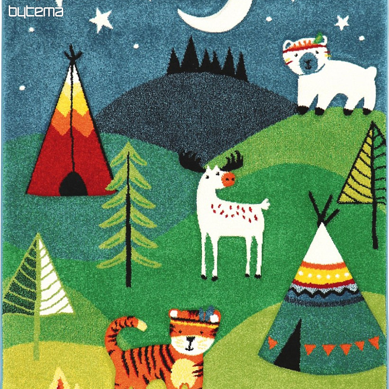 Pièce enfant tapis forêt ANIMAUX