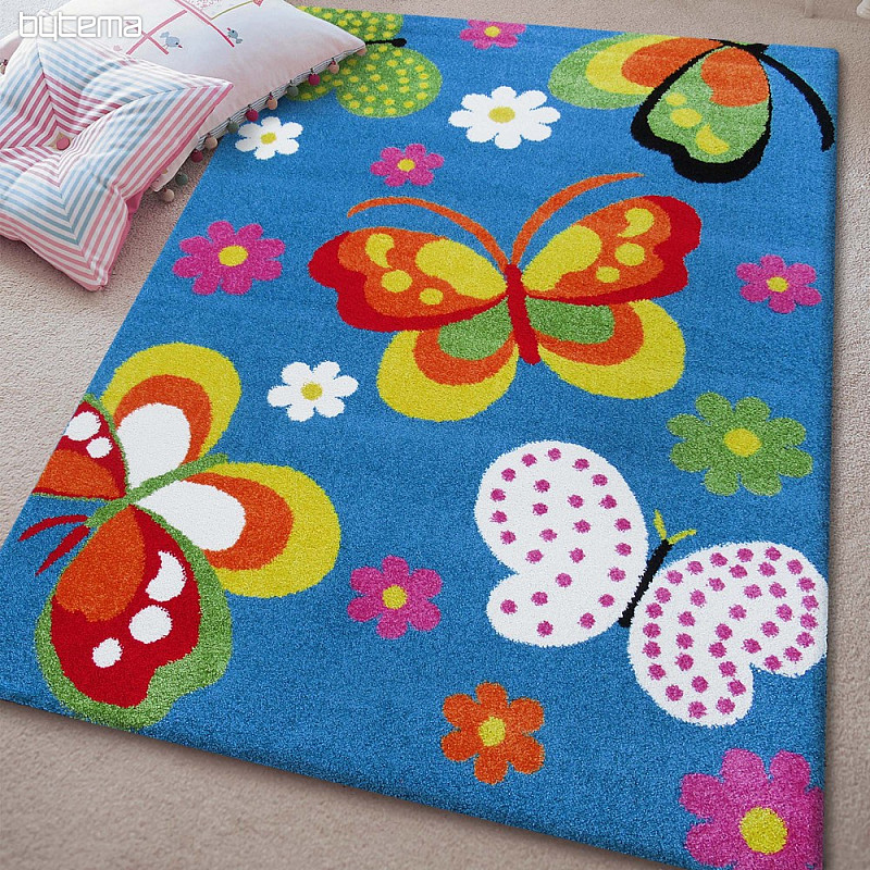 Tapis enfant MONDO Papillons