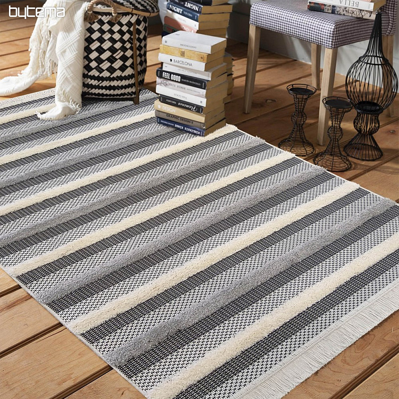 Tapis à cordes DELI 03 gris