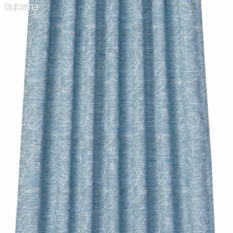 Rideau décoratif FLORENTI bleu 146x245 cm