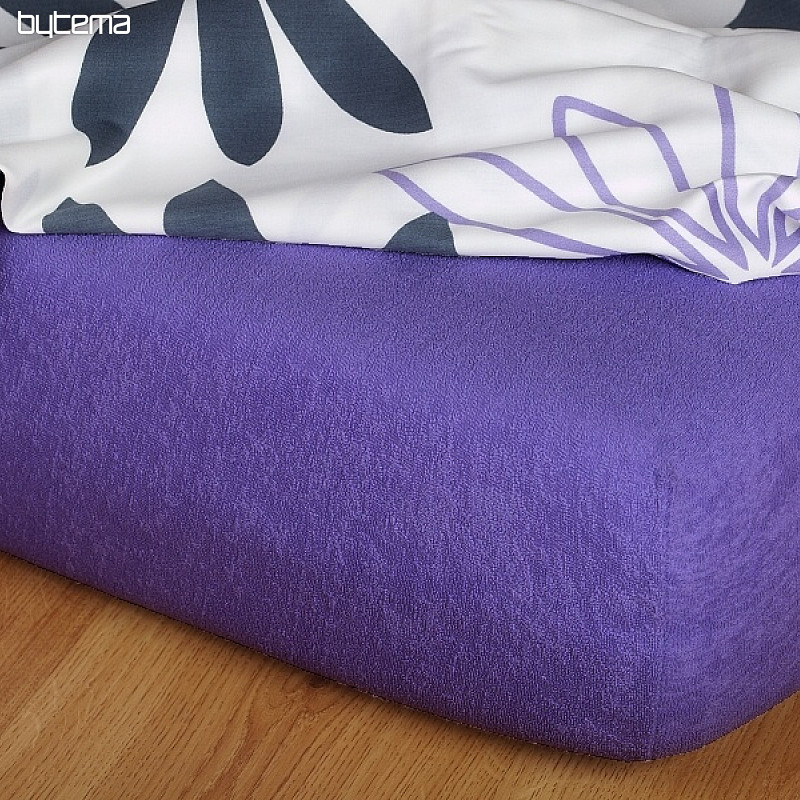 Drap éponge couleur VIOLET