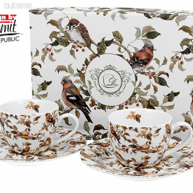 Ensemble tasse et soucoupe Ptaszki 90 ml