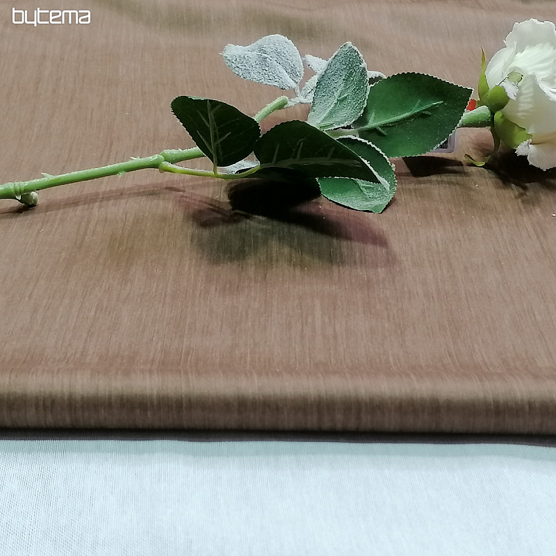 Tissu déco BLACK OUT reflets marron