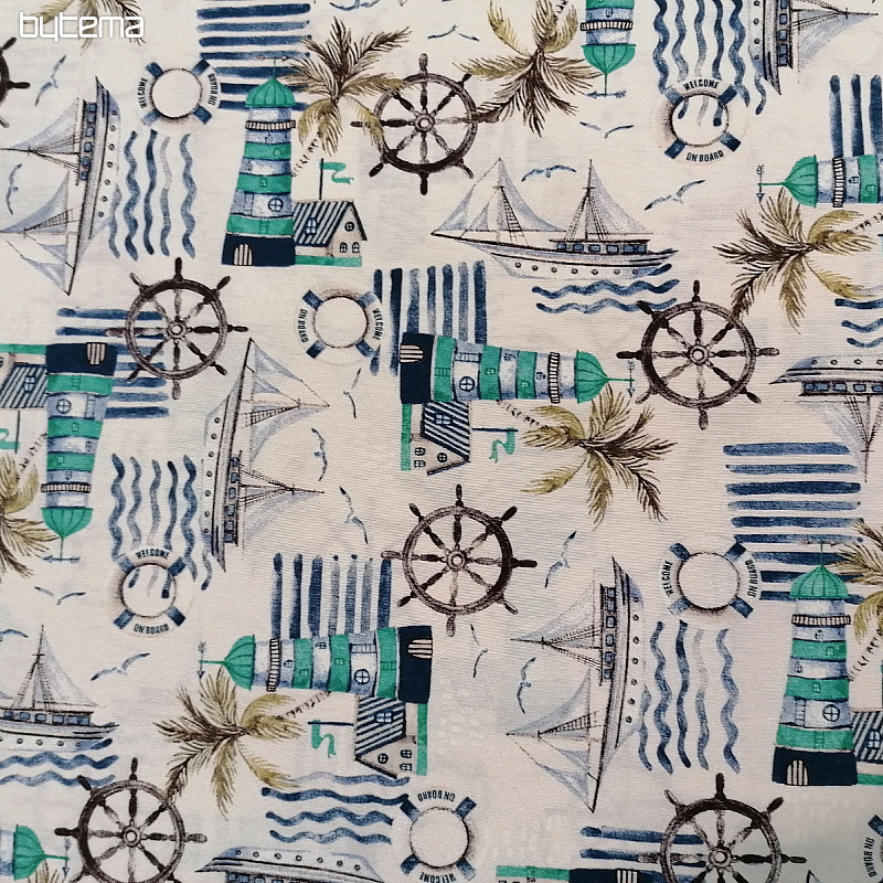 Tissu décoratif MAJÁK vert
