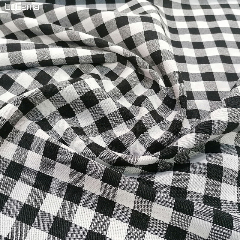 Tissu déco MENORCA noir