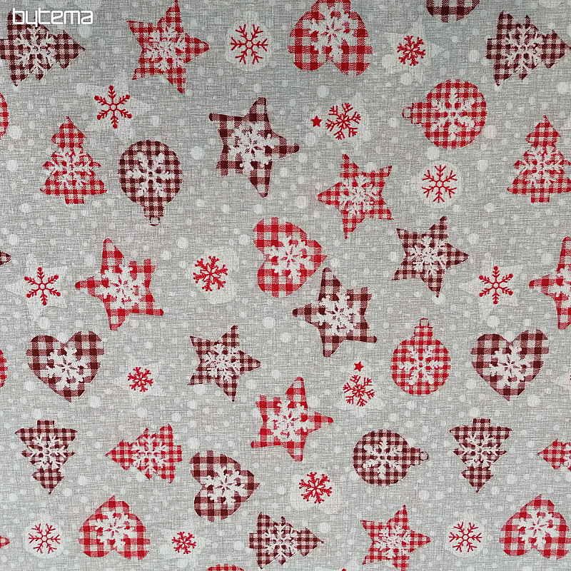 Tissu de décoration de Noël MIX LAPONIA