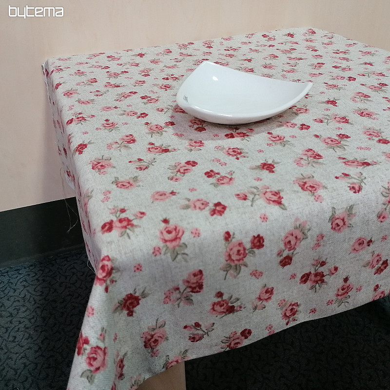 Nappe - rose rouge