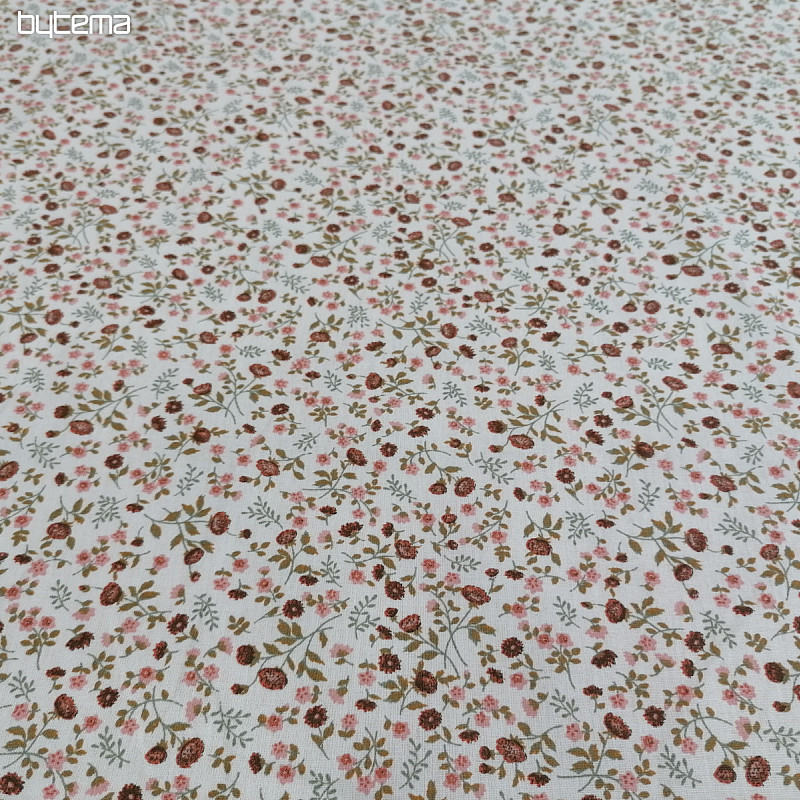 Tissu coton poudre ELEONI