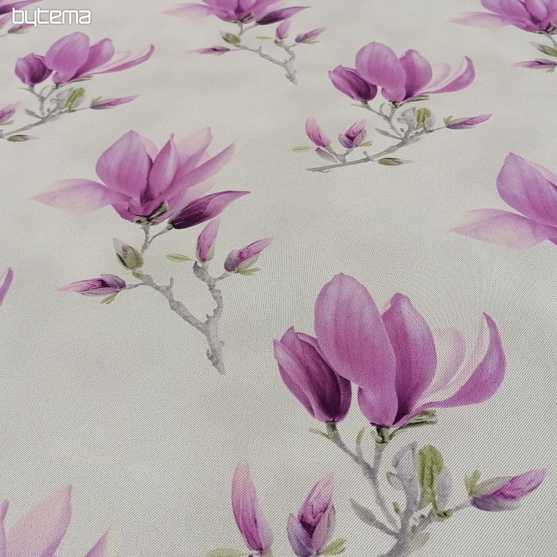 Tissu décoratif BLACK OUT MAGNOLIA