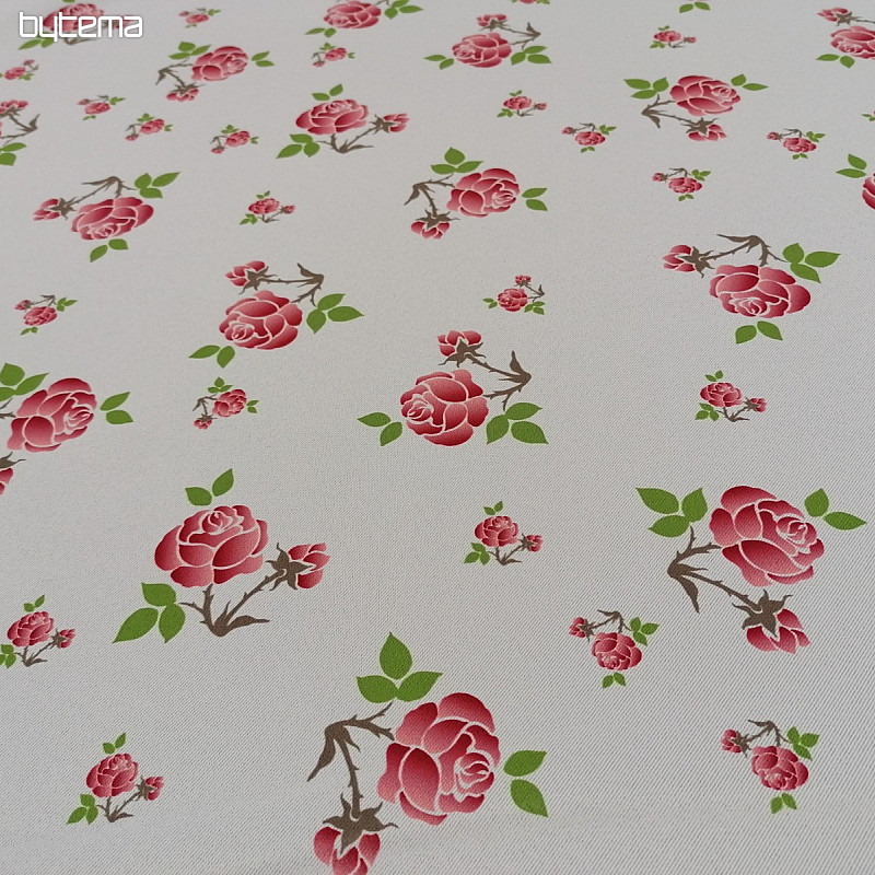 Tissu décoratif BLACK OUT Roses