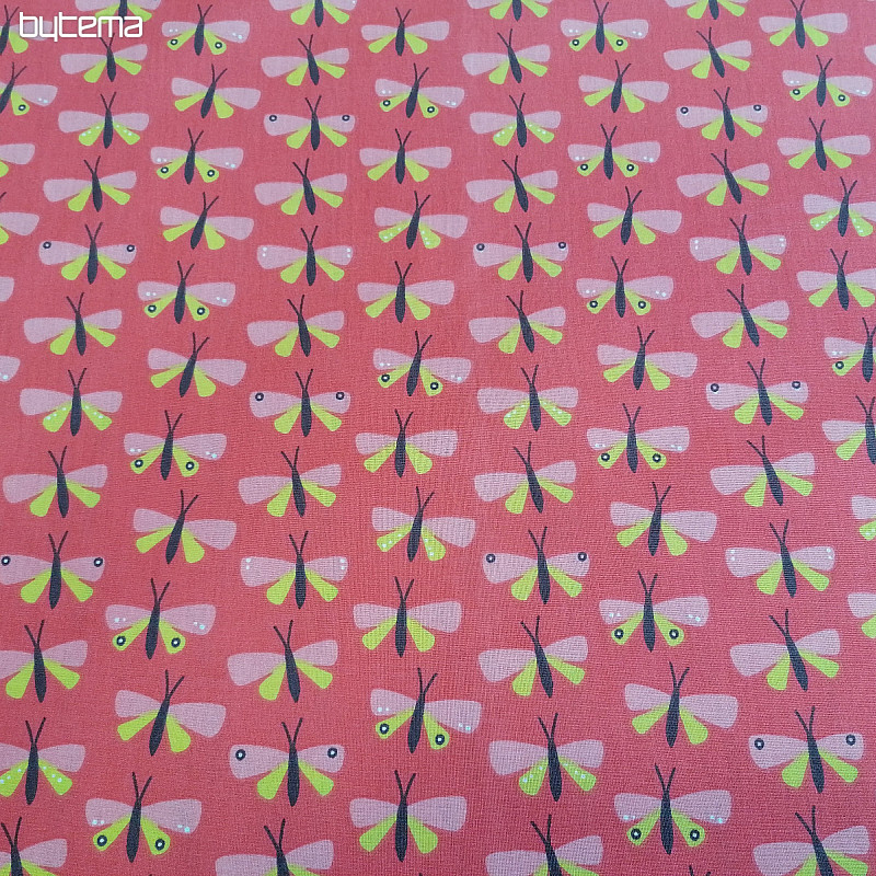 Tissu coton PAPILLONS