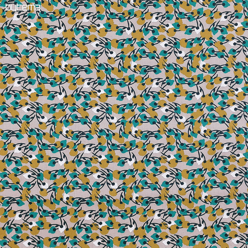 Tissu en coton KISNEK fleurs