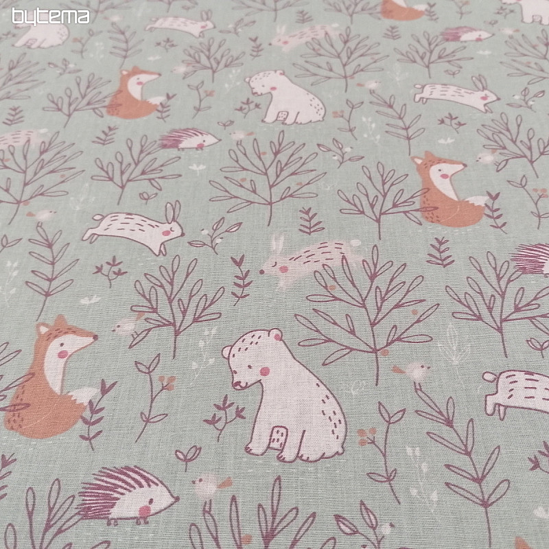 Tissu en coton FOREST