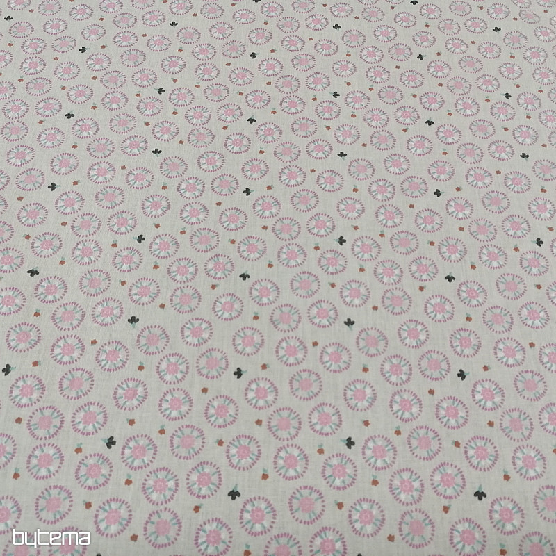 Tissu coton ELYNA fleurs