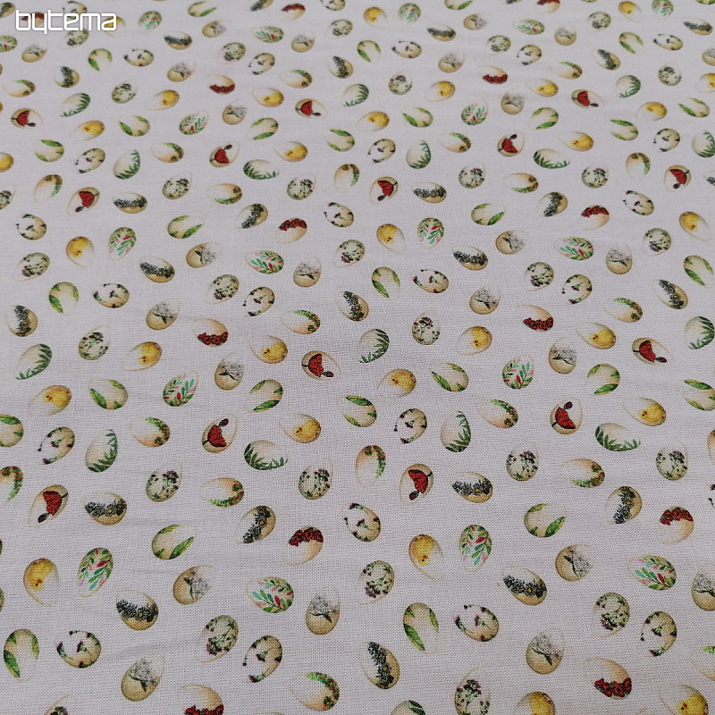 Tissu coton PETITS OEUFS