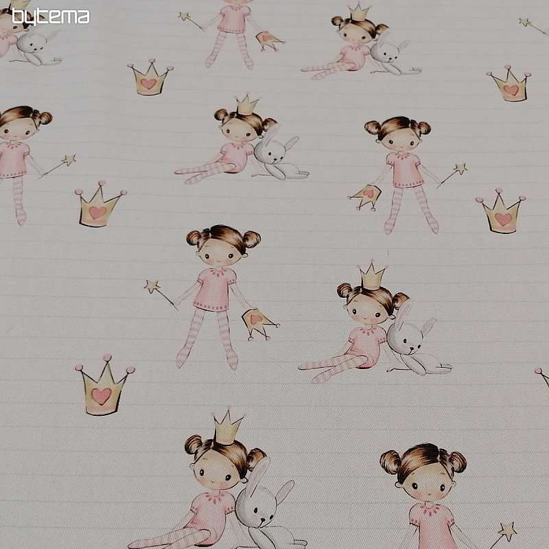 Tissu déco enfant PETITE PRINCESSE