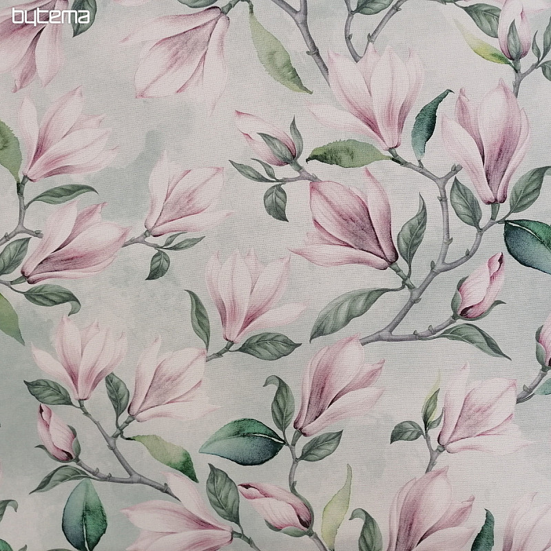 Tissu déco MAGNOLIA vert