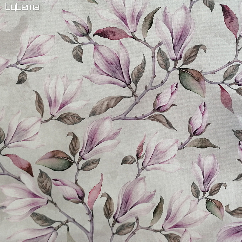 Tissu décoratif MAGNOLIA lilas