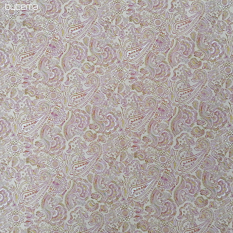 Tissu déco KASHMIR rose