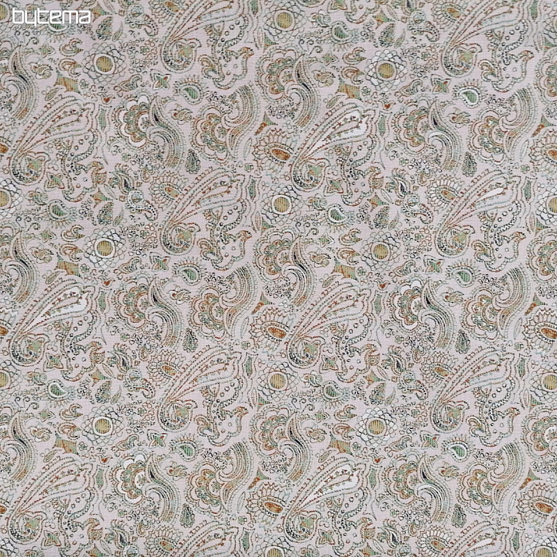 Tissu déco KASHMIR vert
