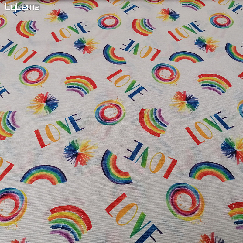 Tissu déco AMOUR