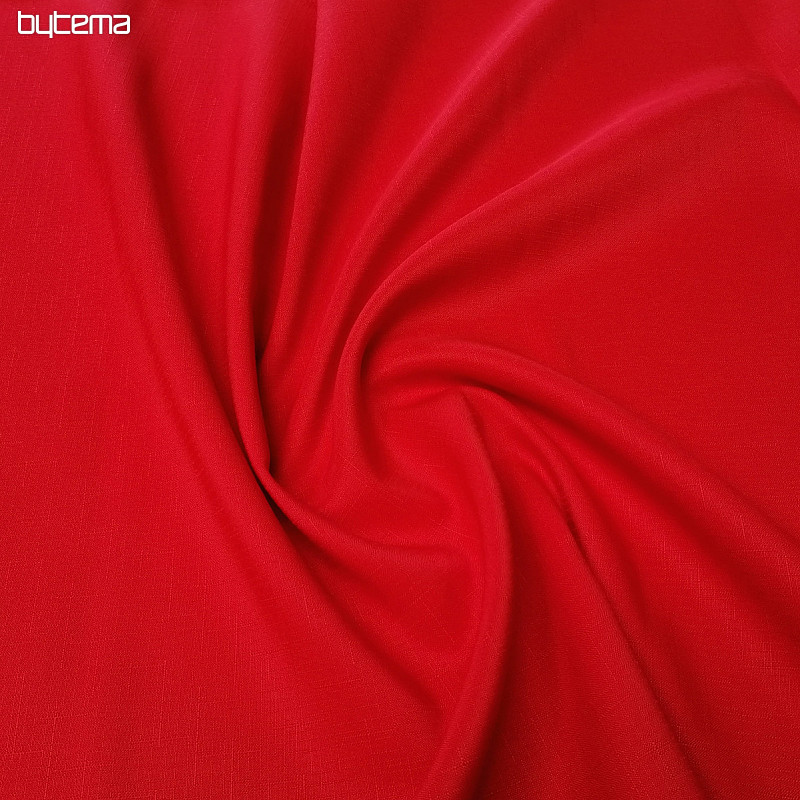 Tissu déco Téflon ELBA rouge