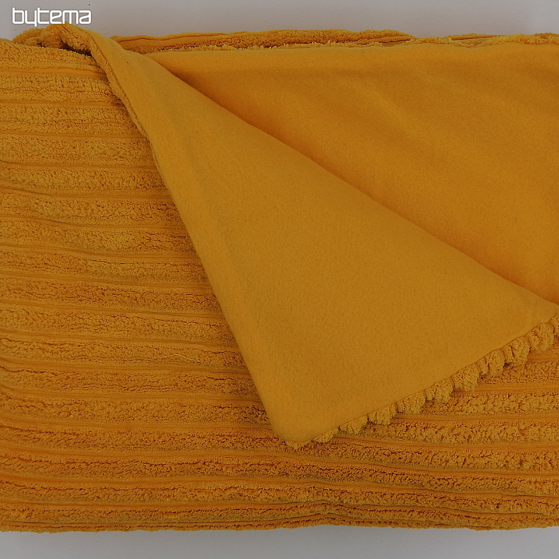 Couverture CUFF jaune - microfibre