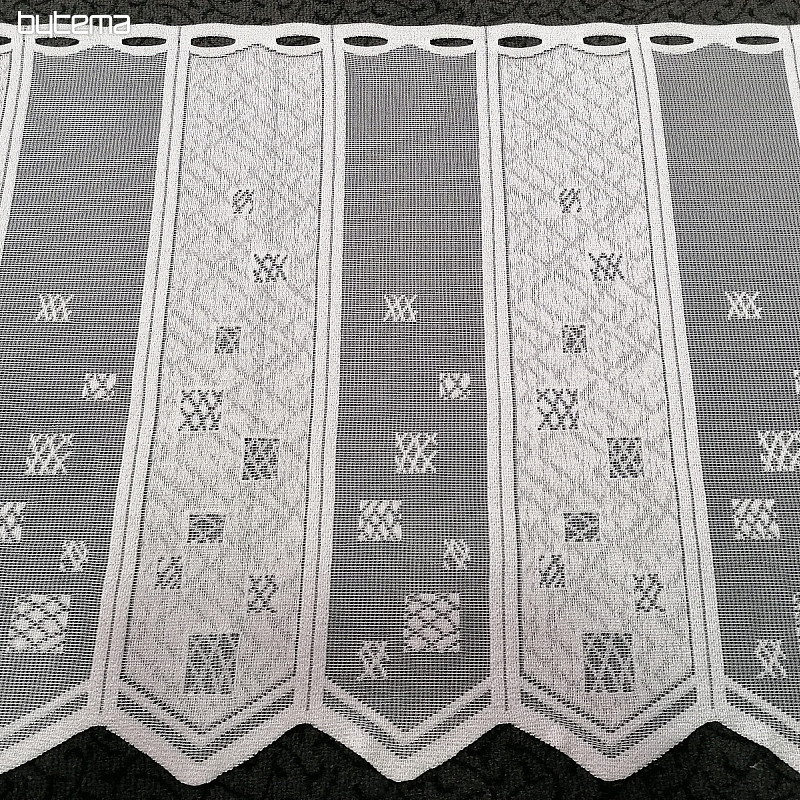 Rideau vitrail - jacquard, brodé 934