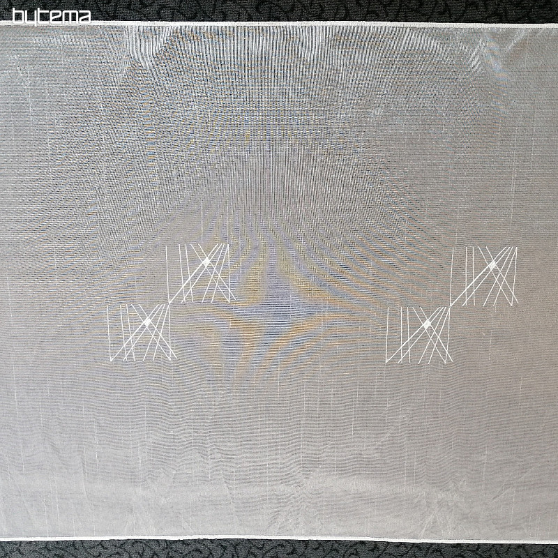 Mur japonais - Rideau japonais avec broderie aspect brillant