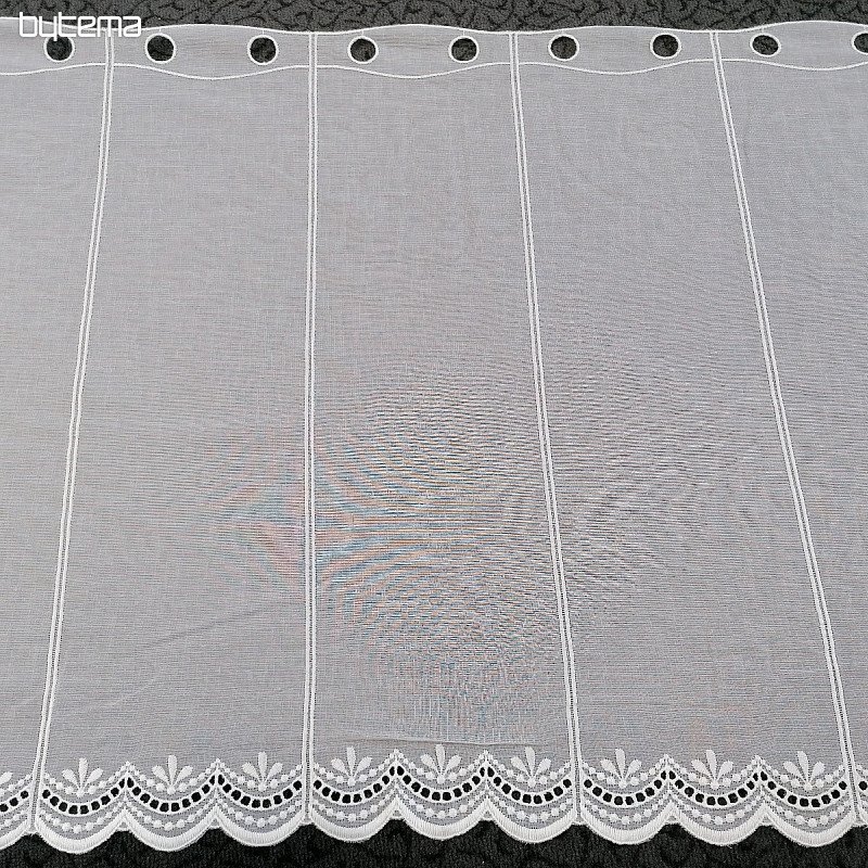 Rideau en vitrail - avec broderie 26202