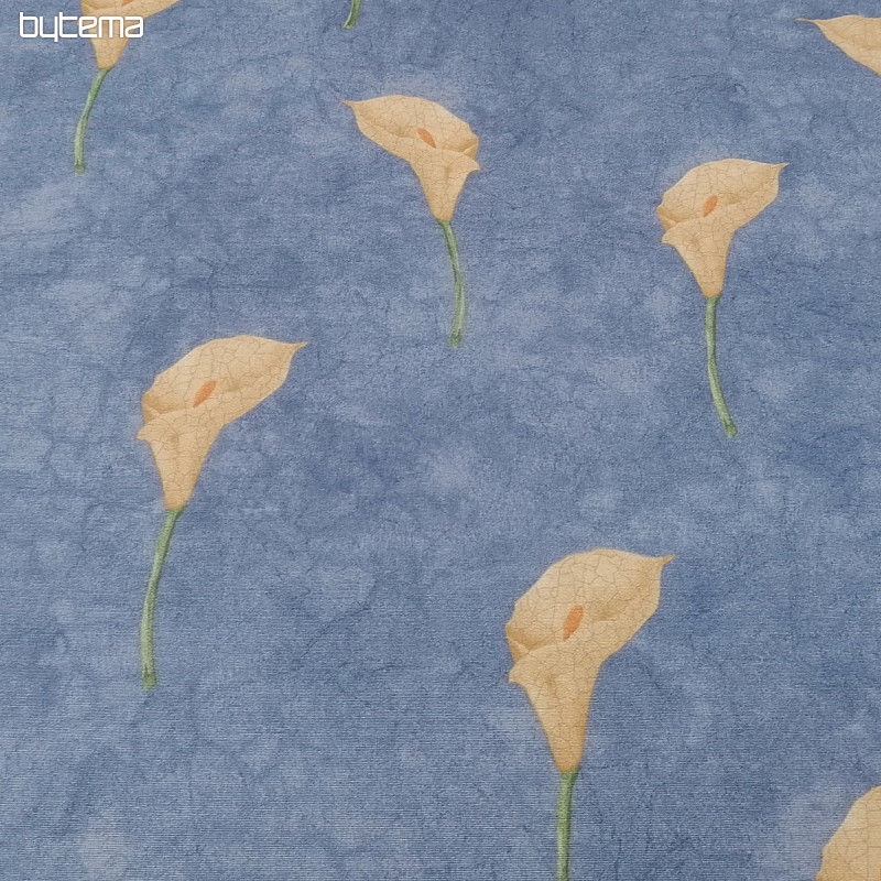 Tissu déco Cala bleu grand