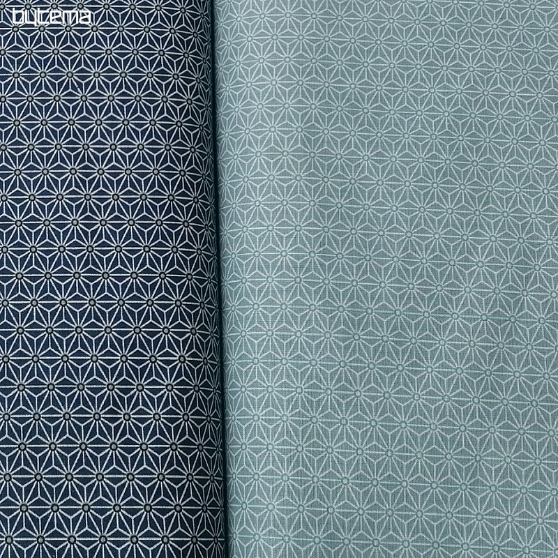 Tissu déco SAKI 27 turquoise clair