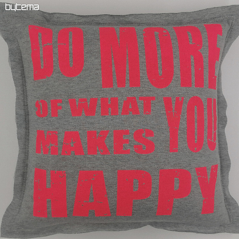 Housse de coussin SMILE rose