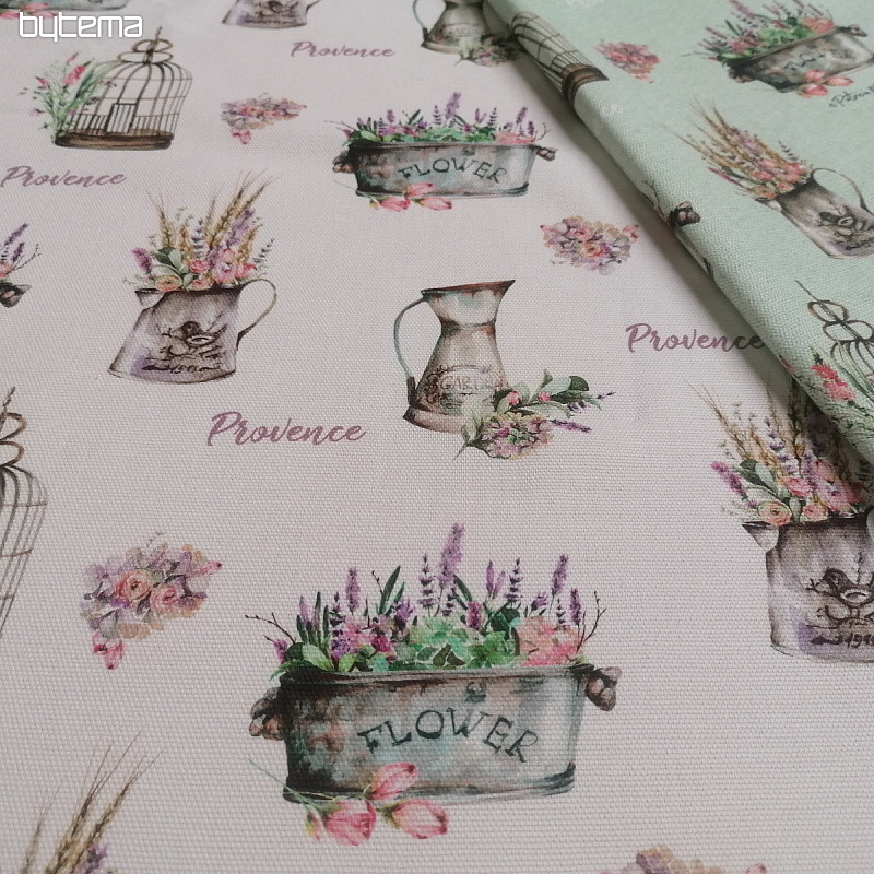 Tissu décoratif PROVANCE-G blanc