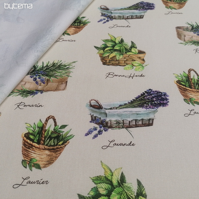 Tissu décoratif PROVANCE beige