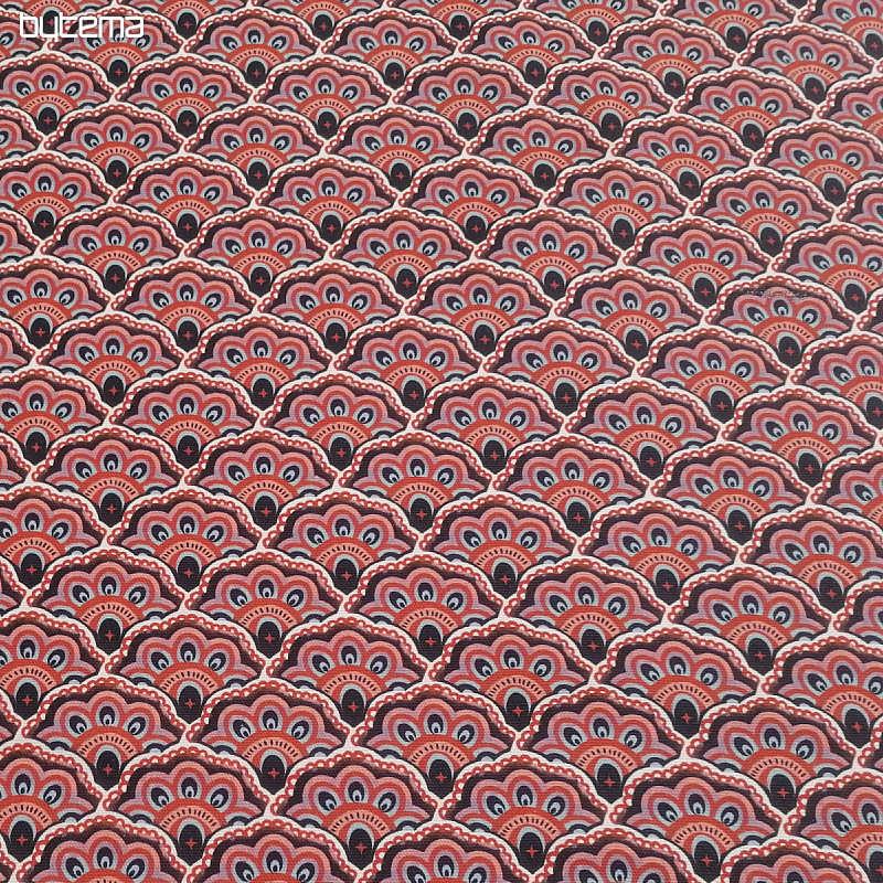 Tissu décoratif VARANASI-K Orange
