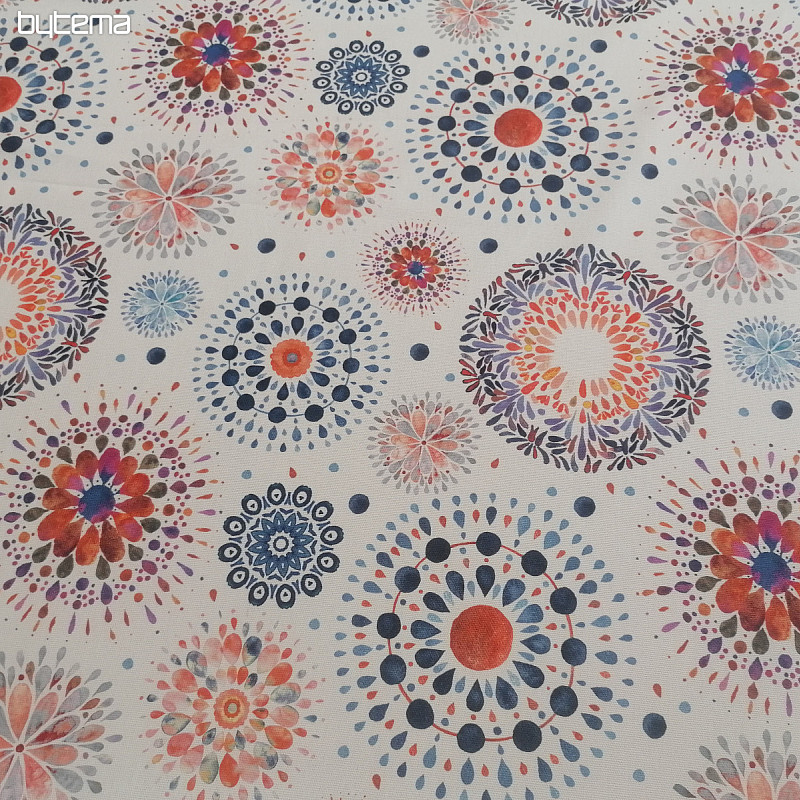 Tissu décoratif VARANASI-I blanc