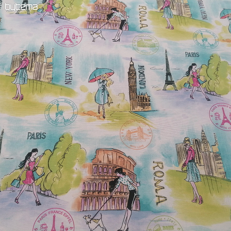 Tissu déco design VILLE