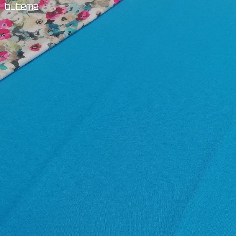 Tissu déco LISO turquoise