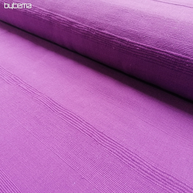 Tissu coton uni KARUR violet
