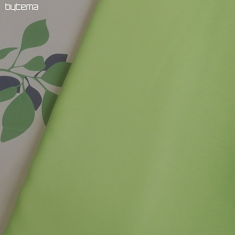 Tissu déco BLACK OUT UNI vert 150 cm