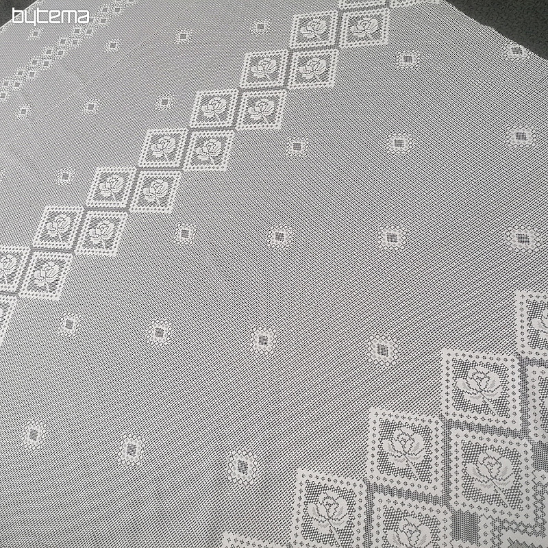 Rideau jacquard 86759/300 blanc