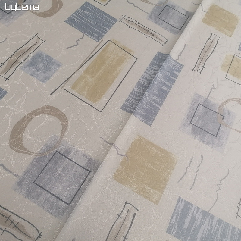Tissu déco PLANET gris