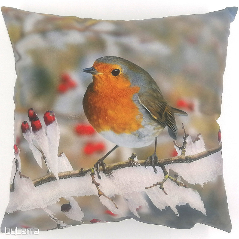 Housse décorative de Noël OISEAU EN HIVER