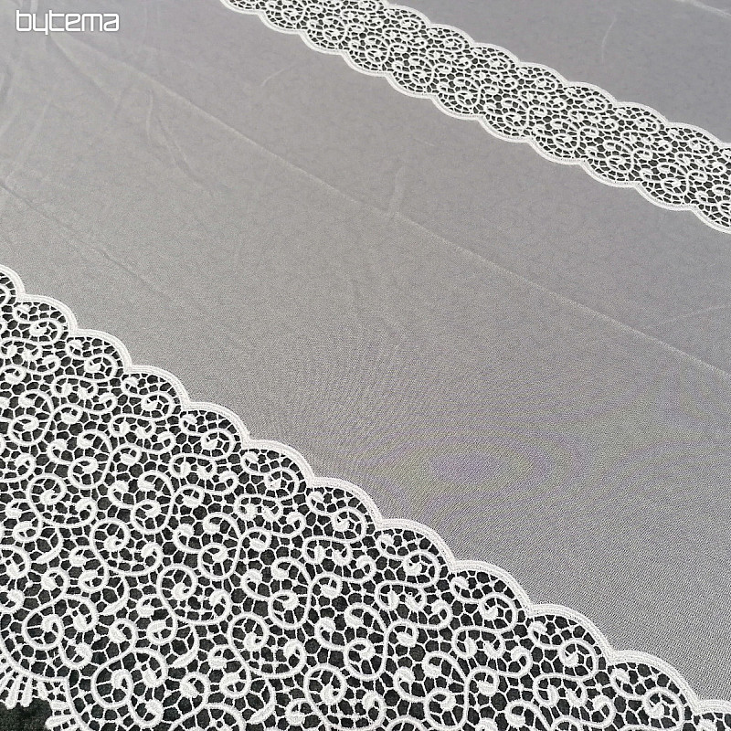 Rideau avec broderie V708