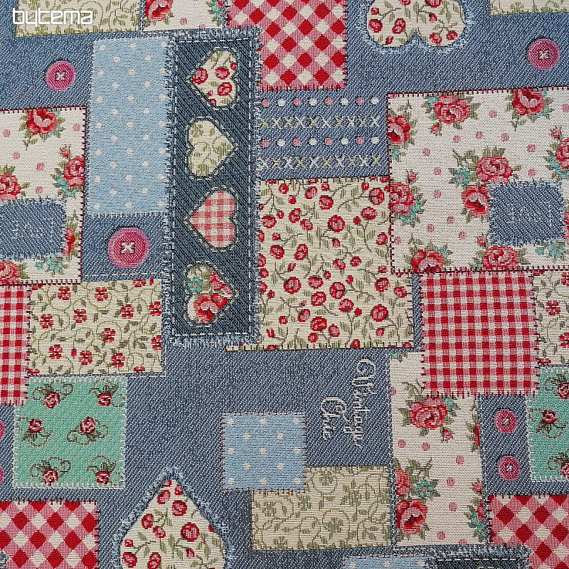 Tissu de tapisserie VINTAGE PATCHWORK