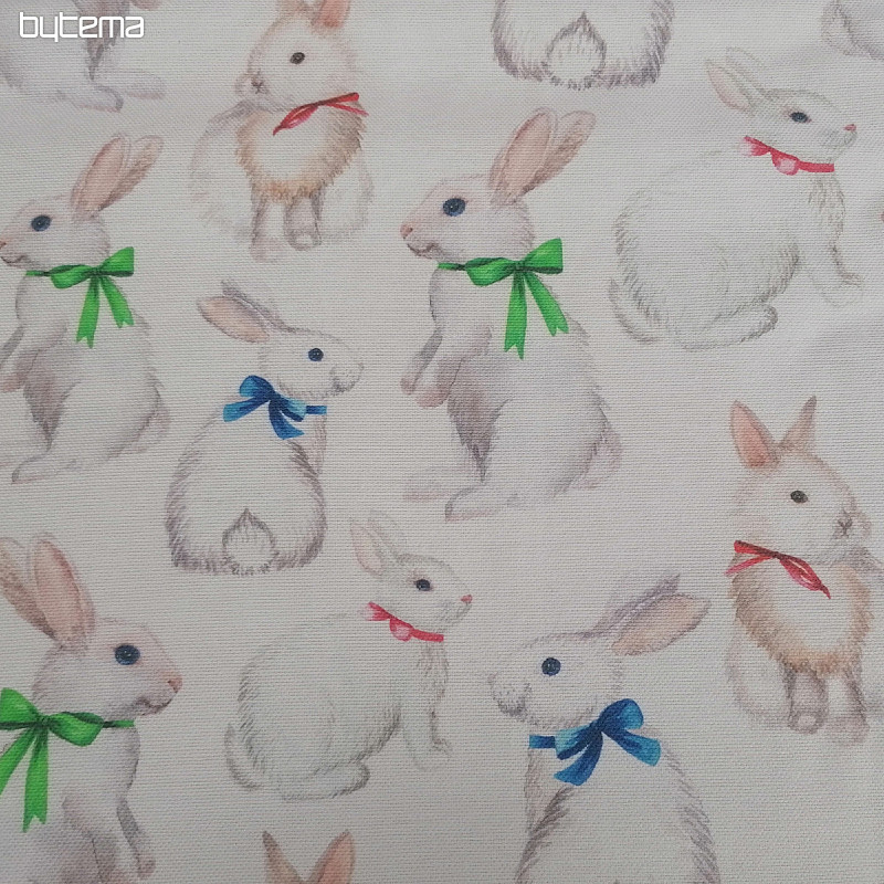 Tissu décoratif EASTER BUNNY impression numérique