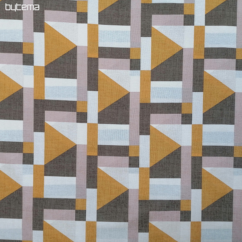 Tissu déco Geo jaune