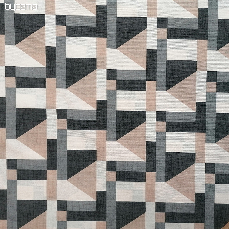 Tissu déco Geo gris